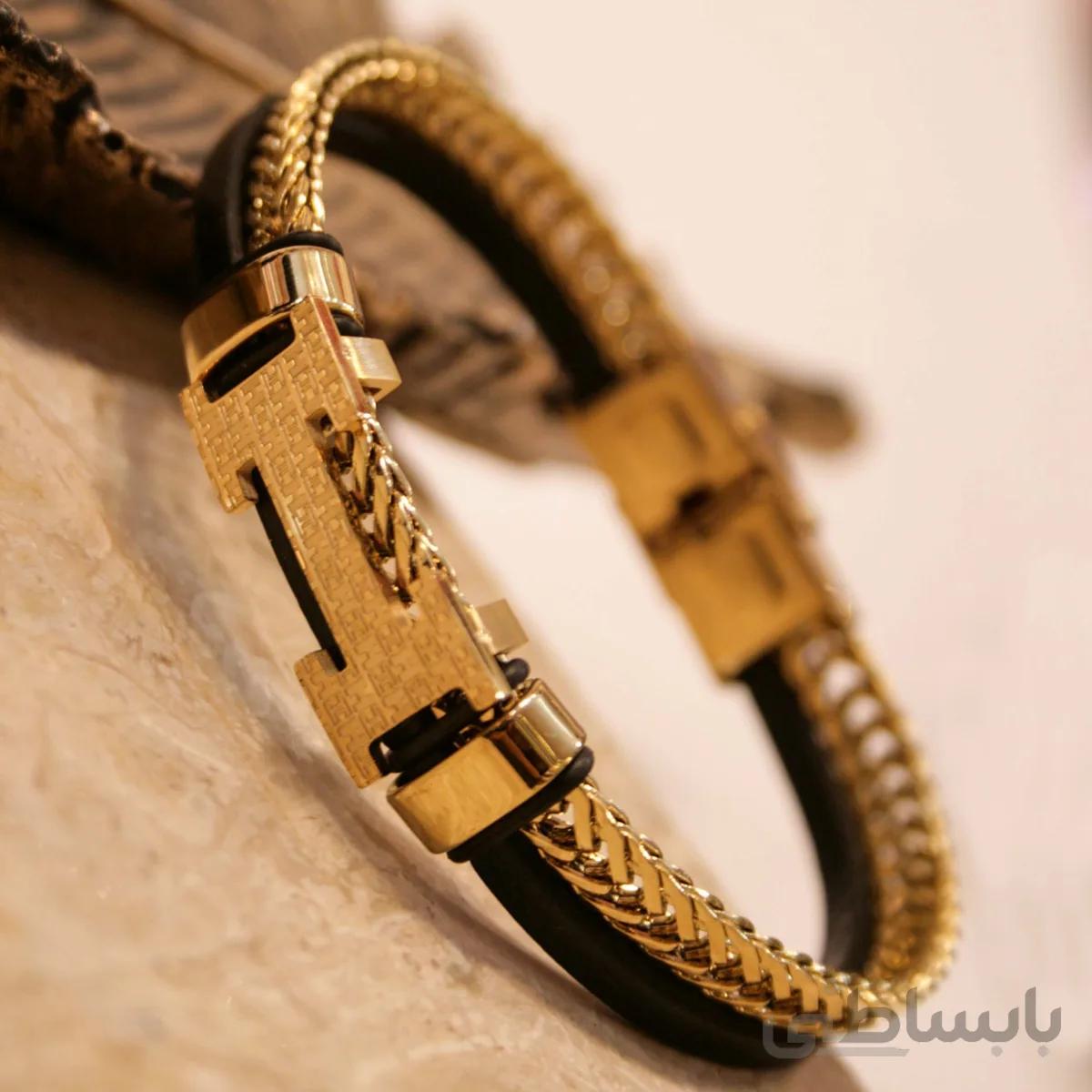 دستبند مردانه هرمس کد 412
