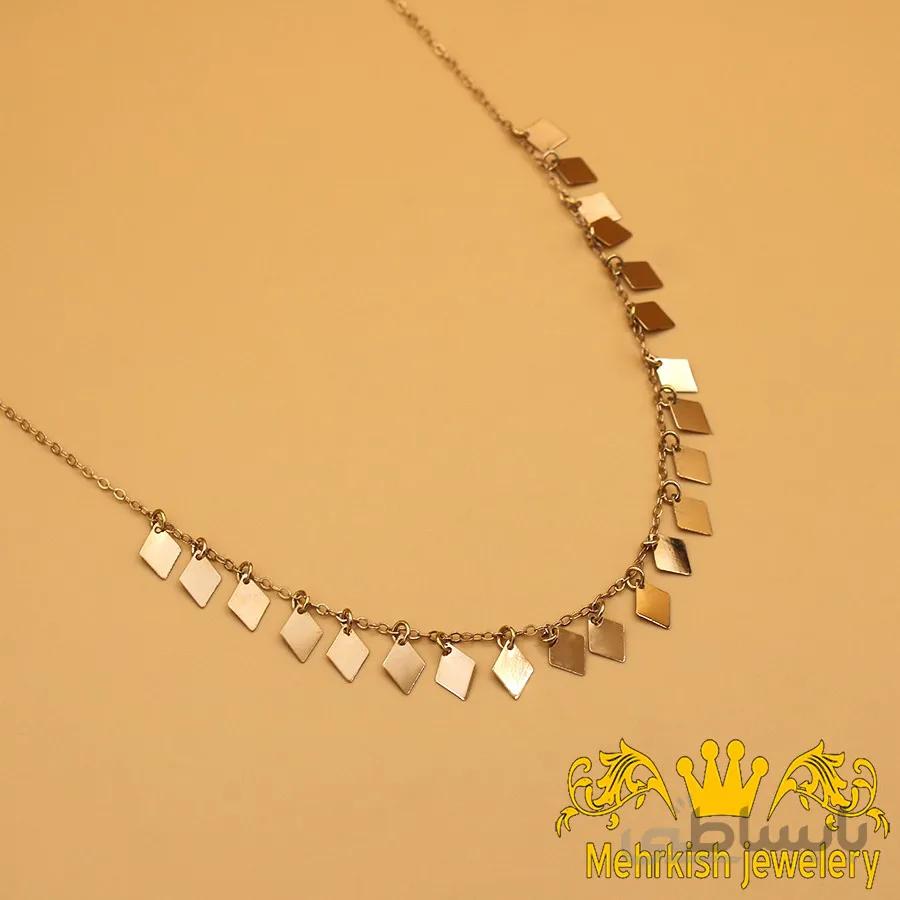 گردنبند لیزری لوزی