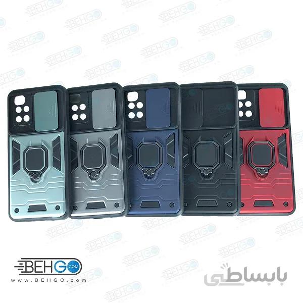 قاب گوشی شیائومی ردمی Redmi 10 کاور ضد ضربه بتمن آرمور با محافظ لنز دوربین Redmi 10