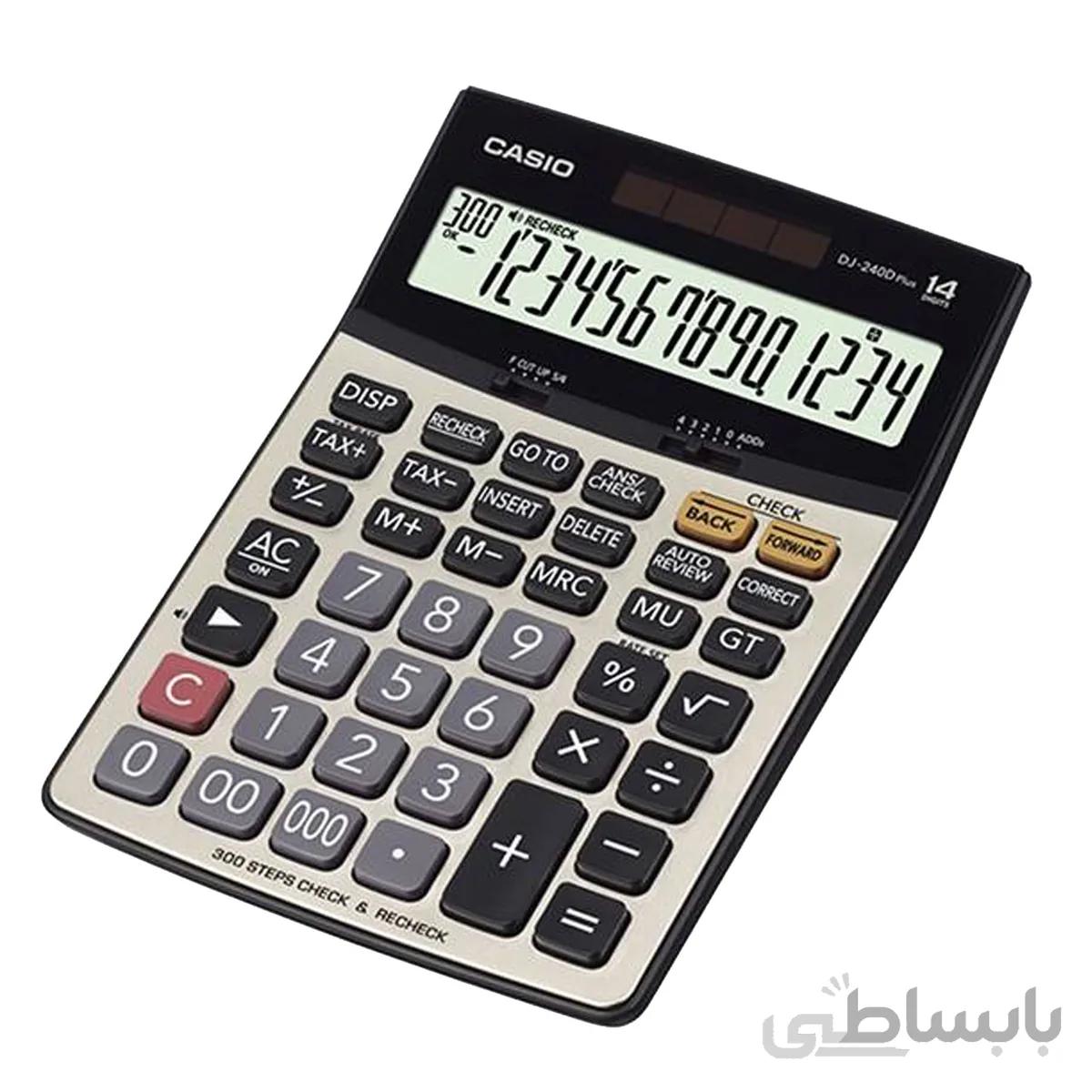 ماشین حساب مدل DJ-240D Plus کاسیو ا DJ Casino DJ-240D Plus Calculator