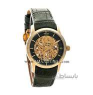 ساعت مچی ویولت زنانه اتوماتیک گرد چرمی طلایی صفحه سبز مدل 0469/2L