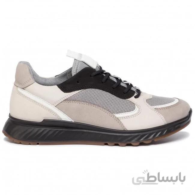 کفش زنانه اکو اصل مدل Moon Rock/White/Gravel/Black