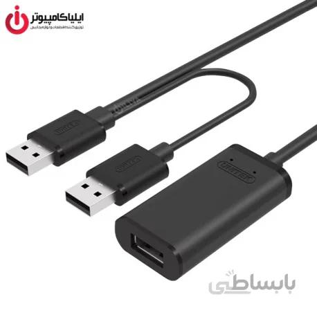 کابل افزایش طول USB 2.0 یونیتک مدل Y-277 به طول 5 متر