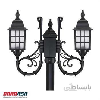 چراغ پارکی دو شاخه بیتانور مدل مشبک 5123U