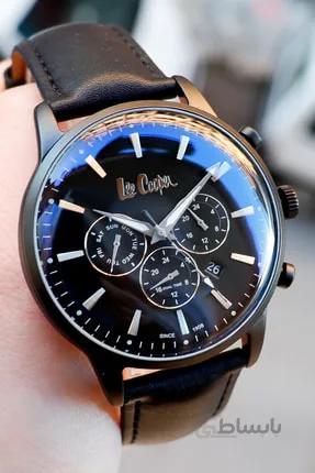 خرید پستی ساعت مچی بند چرم مردانه جدید برند Lee Cooper رنگ مشکی کد ty49613301