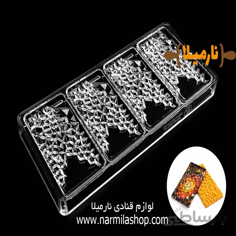 قالب پلی کربنات طرح سنگ