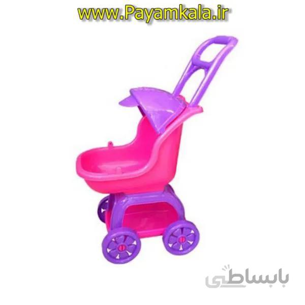 کالسکه اسباب بازی بیبی لند (S-302) سرخابی