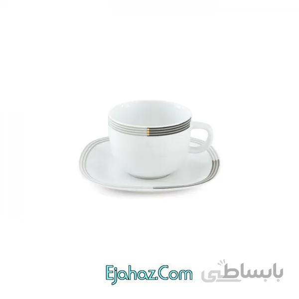وگاس سری کواترو سرویس چینی زرین ایران 12 پارچه چای خوری وگاس 6 نفره درجه: عالی