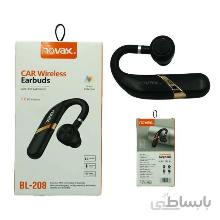 هدفون تک گوش بلوتوث Novax مدل Bl-208
