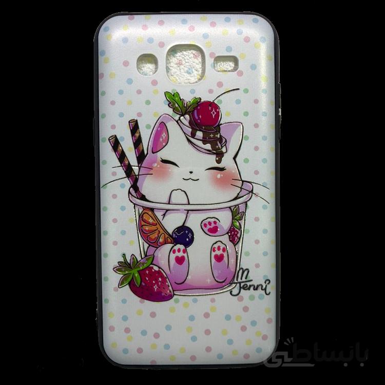 قاب طرح دار سامسونگ J5 طرح گربه/SAMSUNG J5 2015