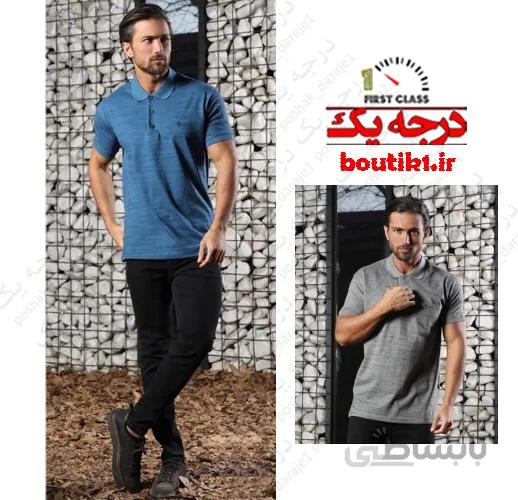 پولوشرت جودون اینجکت ساده دو رنگ