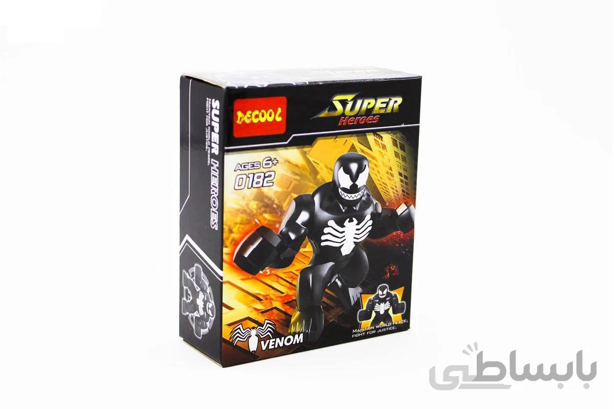 ساختنی دکول مدل سوپر هیرو ونوم کد 0182