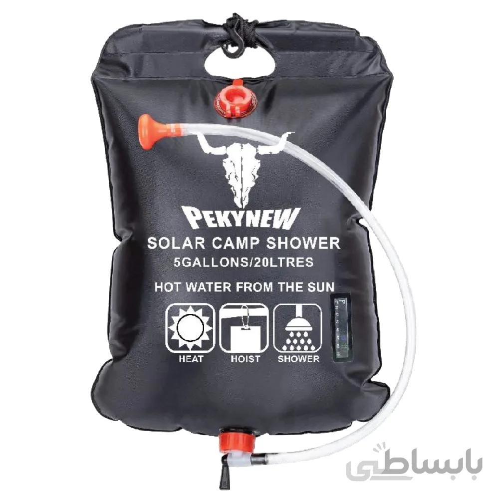 کمپ شاور ۲۰ لیتری دماسنج دار پکینیو ا Camp Shower Thermometer 20 liters pekynew