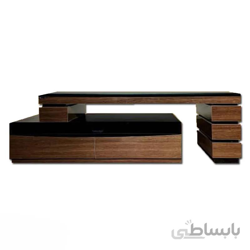 خرید اقساطی میز تلویزیون چوبی مدل 4-110