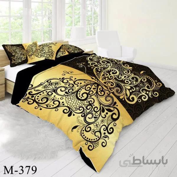 روتختی سه بعدی ساتن ابریشم ترک طرح مدرن - کد M 379