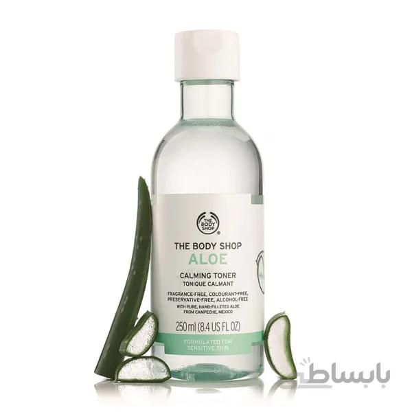 تونر آرامش بخش آلوئه ورا بادی شاپ ا The Body Shop Aloe Calming Toner
