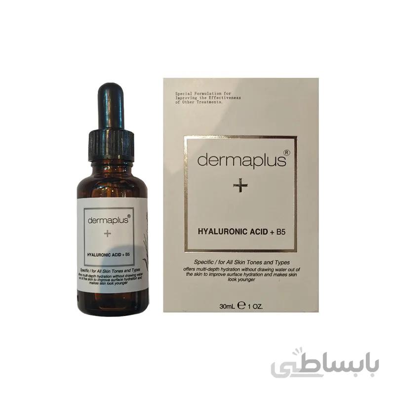 سرم پوست درما پلاس مدل HYALURONIC ACID حجم 30 میلی لیتر