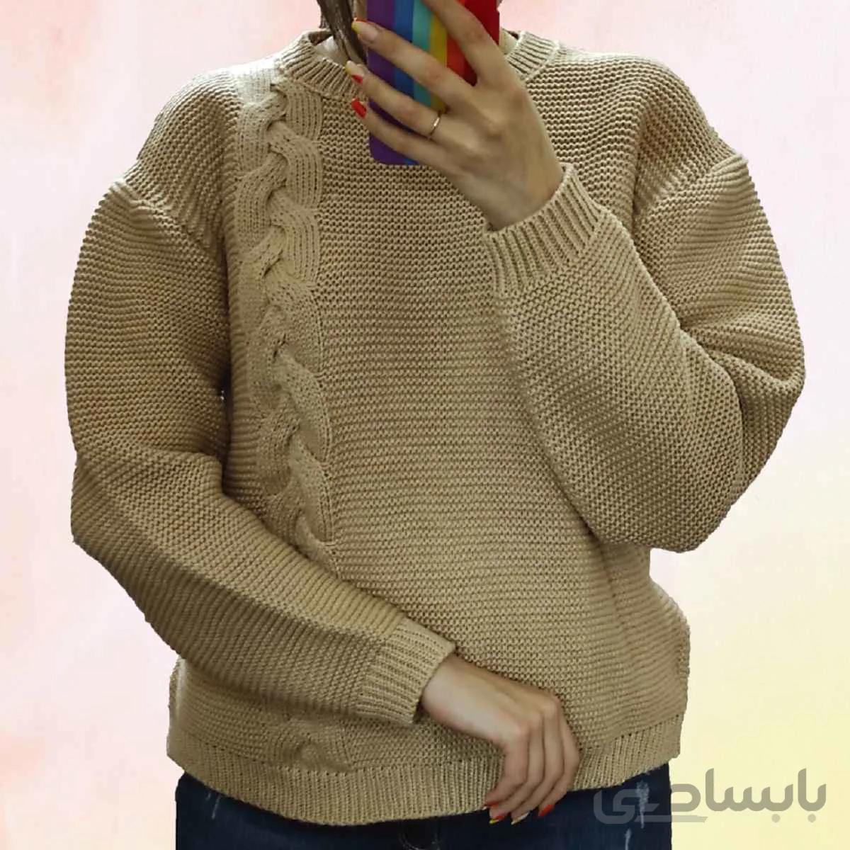 بلوز بافت زنانه مدل گیسو کد 02