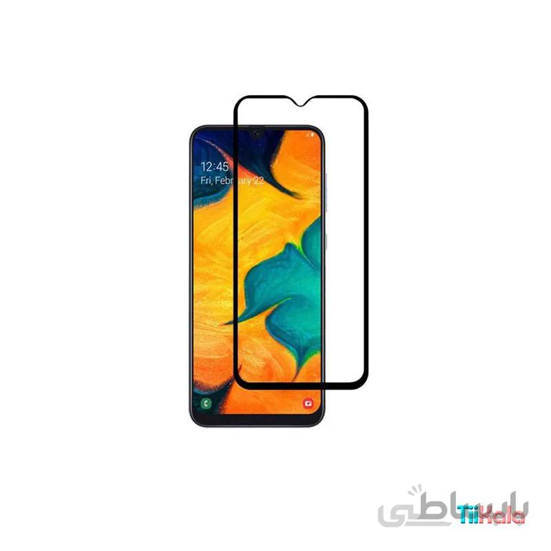 محافظ فول تمام صفحه شیشه ای مدل 9D مناسب برای موبایل سامسونگ A90