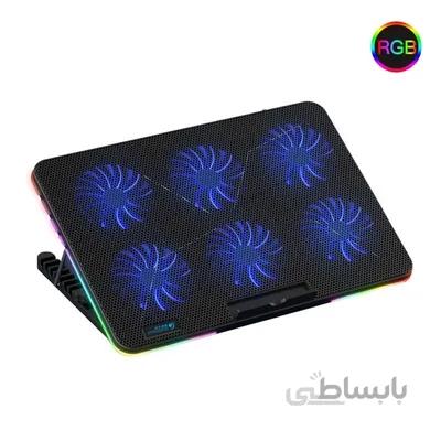 پایه خنک کننده کول کلد مدل F5 RGB با گارانتی اتی تلکامپ ATC