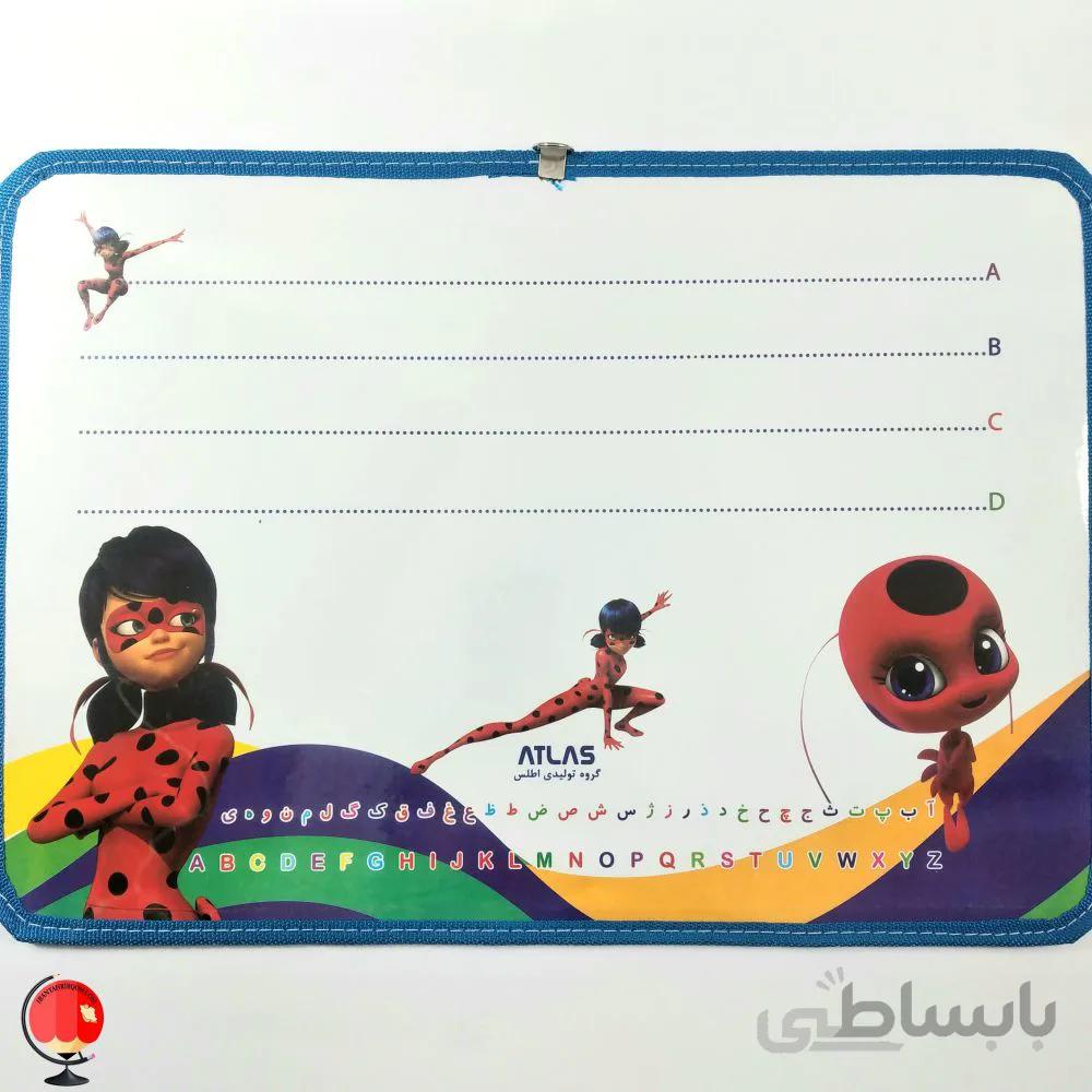 تخته وایت برد بزرگ طرح دختر کفشدوزکی
