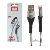کابل تبدیل USB به لایتنینگ ارلدام مدل EC-076i طول 1 متر فست شارژ