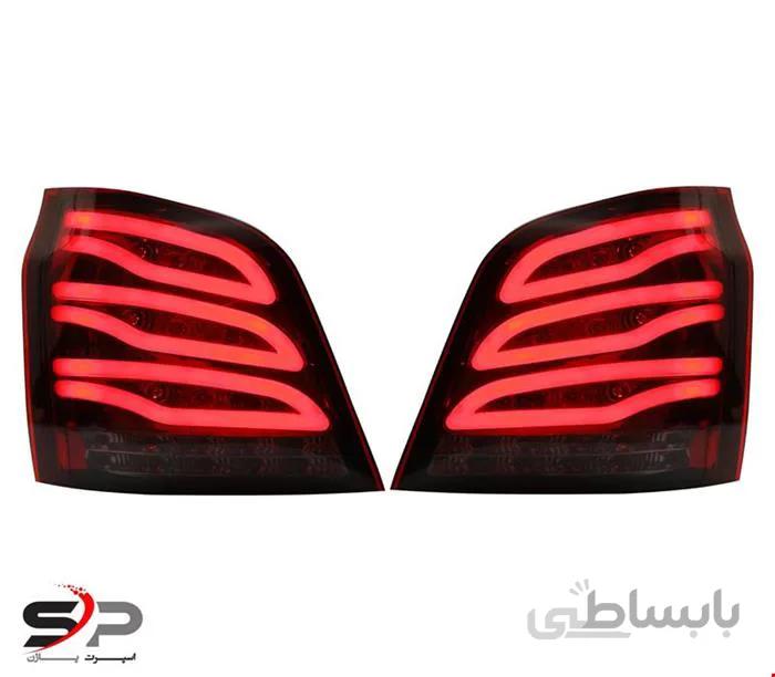 چراغ خطر اسپرت پراید 111 طرح S500 قرمز دودی