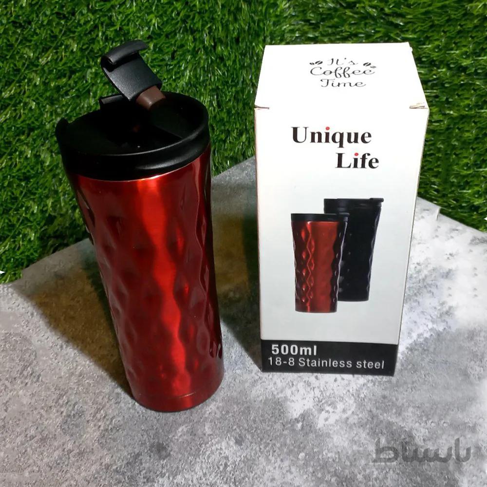 تراول ماگ استیل Unique Life حجم 500 میل