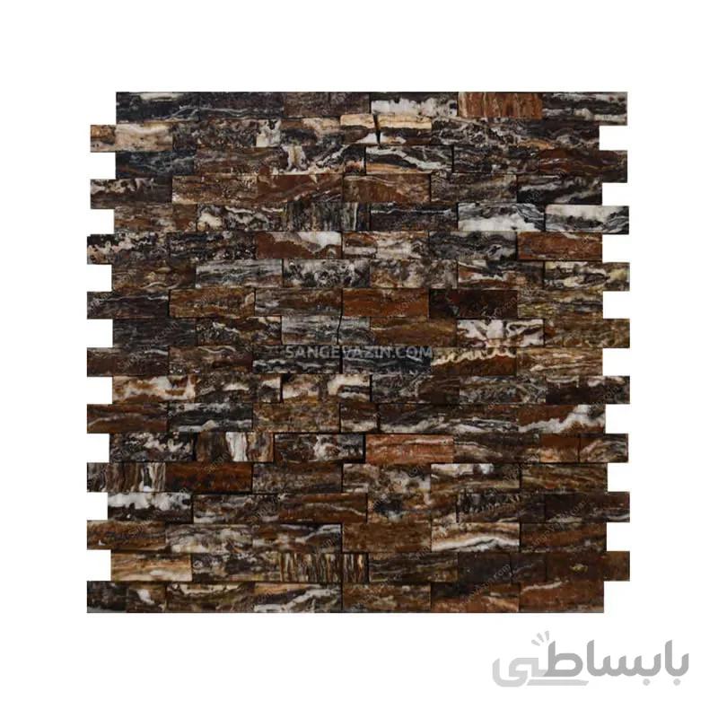 سنگ آنتیک آجری یک سانت تنه درختی