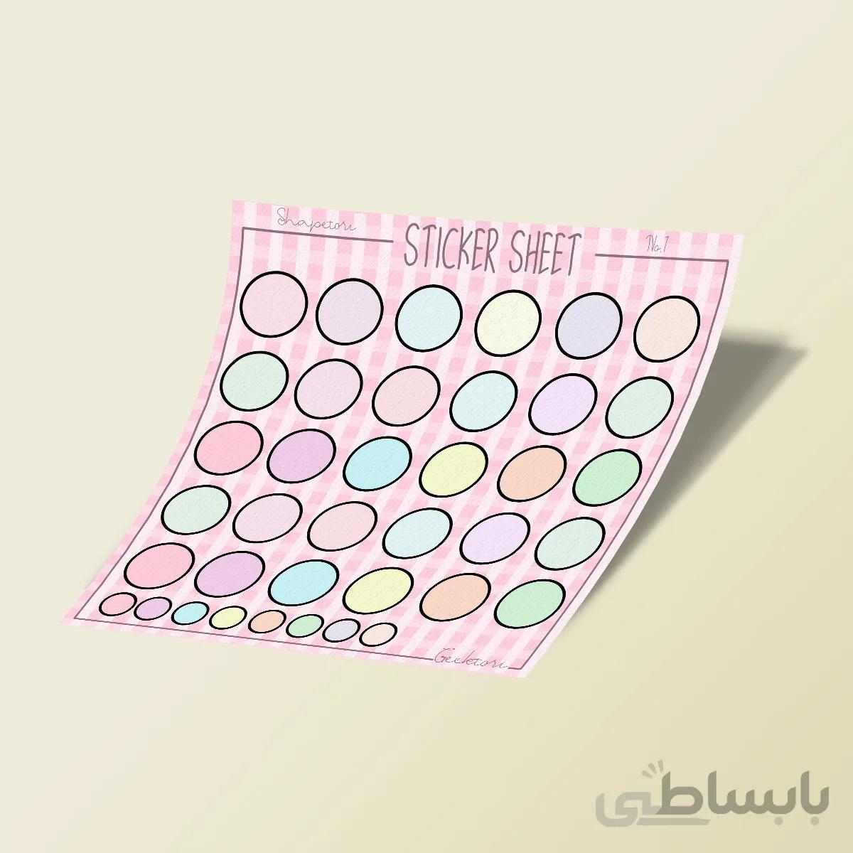 استیکر بولت ژورنال Shapetori NO.1
