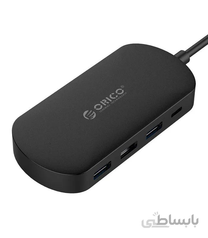 هاب 3 پورت Type C به USB 3.0 با قابلیت PD اوریکو HCD1 ا Orico HCD1 USB 3.0 Type C HUB, 3 Port With Power Delivery