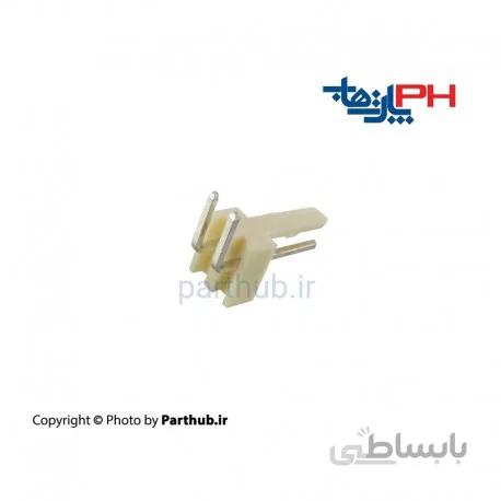 مخابراتی (2510) نر 2 پین 2.54mm نود درجه (RA)