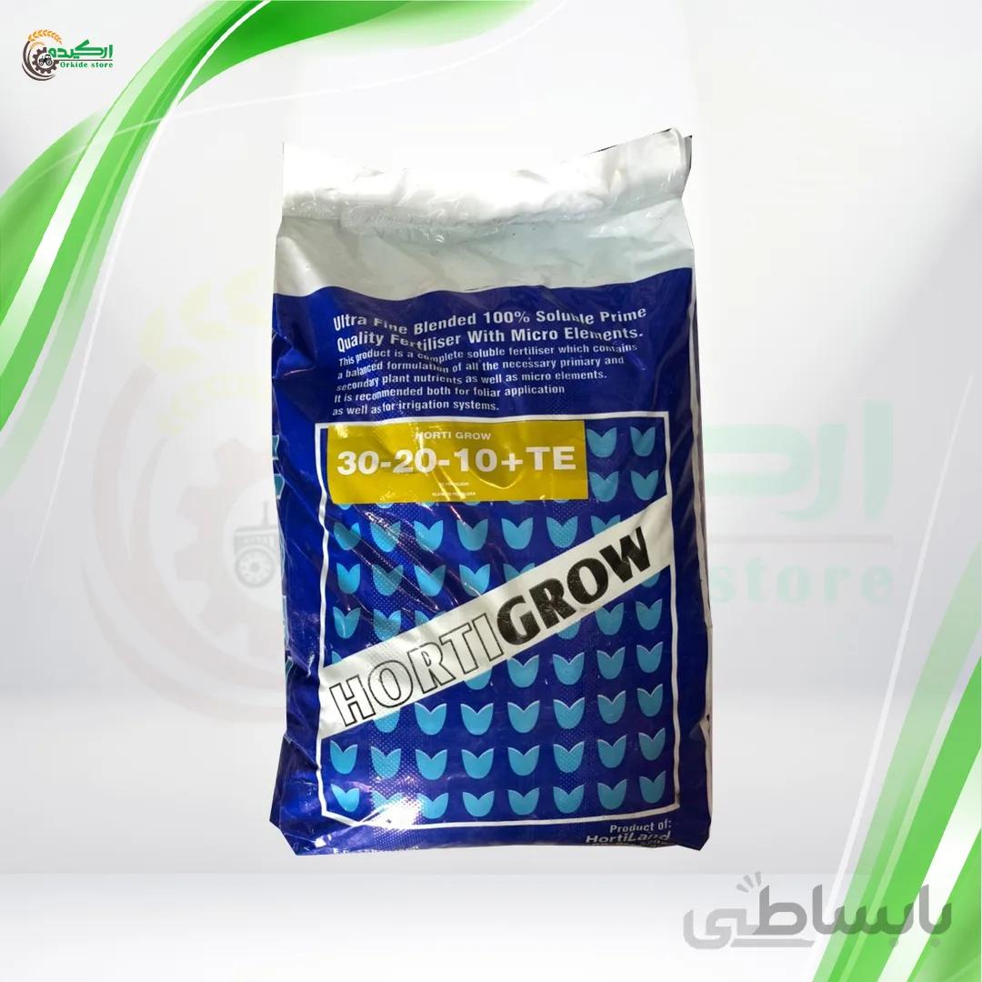 کود کامل ازت بالا هورتی گرو 10-20-30 بسته 20 کیلویی