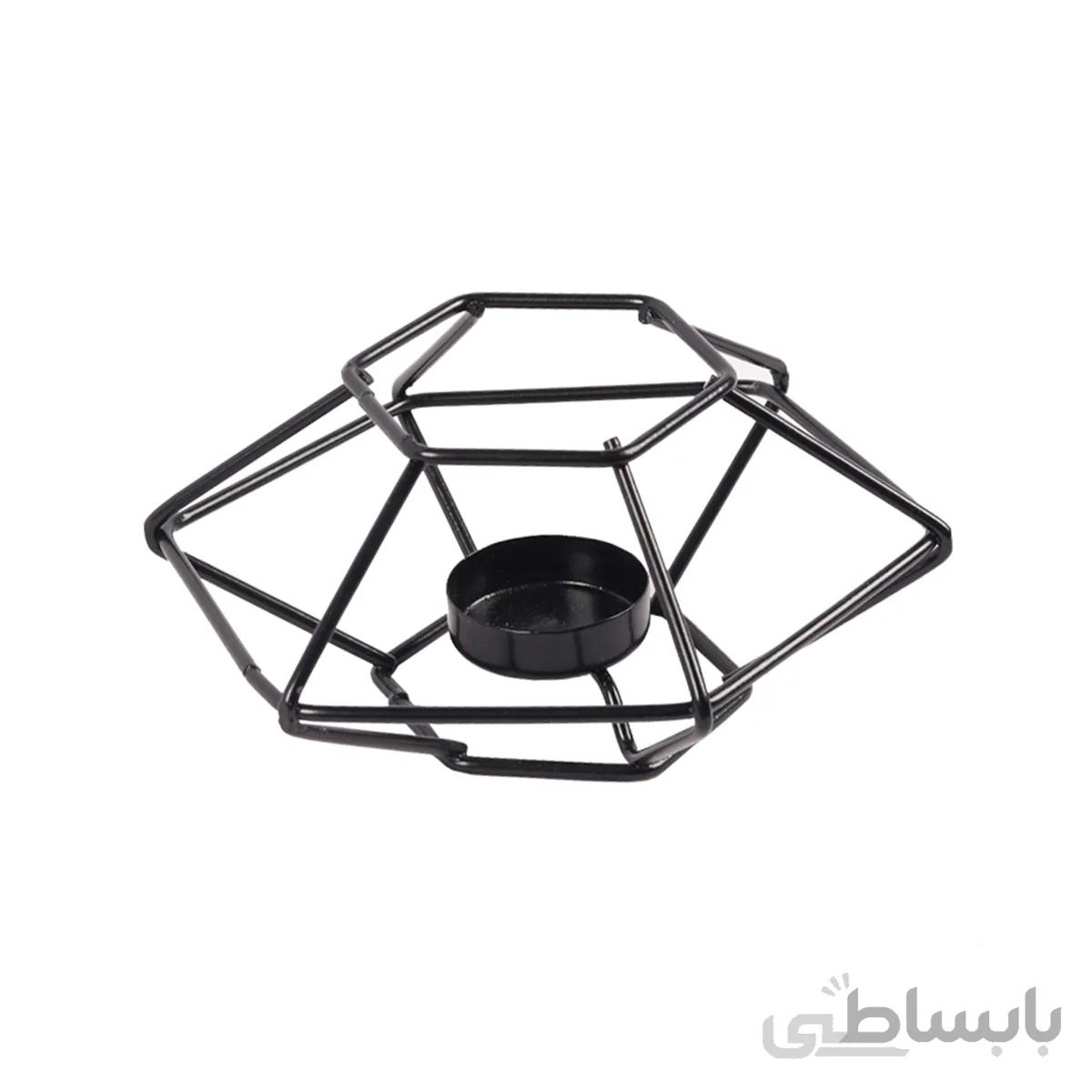 وارمر قوری مدل شش ضلعی مشکی