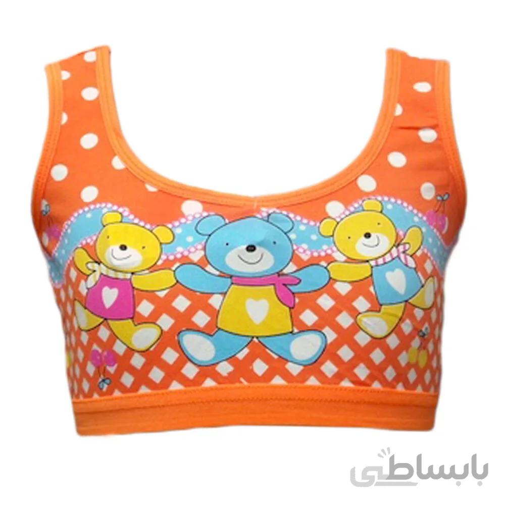 نیم تنه گیاهی دخترانه طرح خرس