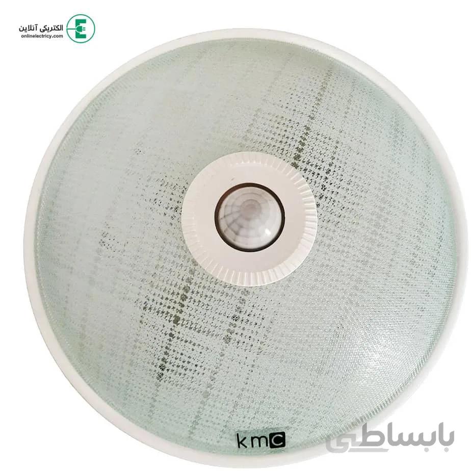 چراغ سنسوردار سقفی کی ام سی فلز شیشه