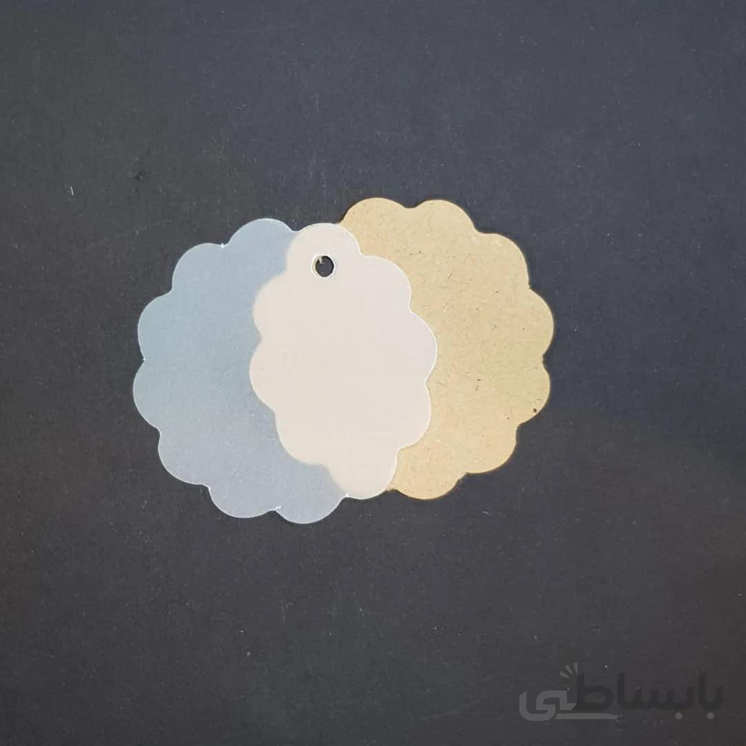 گیفت تگ خام شفاف طرح دالبر (مجموعه ۵۰ عددی)