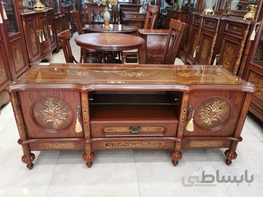 میز تلویزیون چوبی مدل ونیز کد ۱۰۲۲۲۰