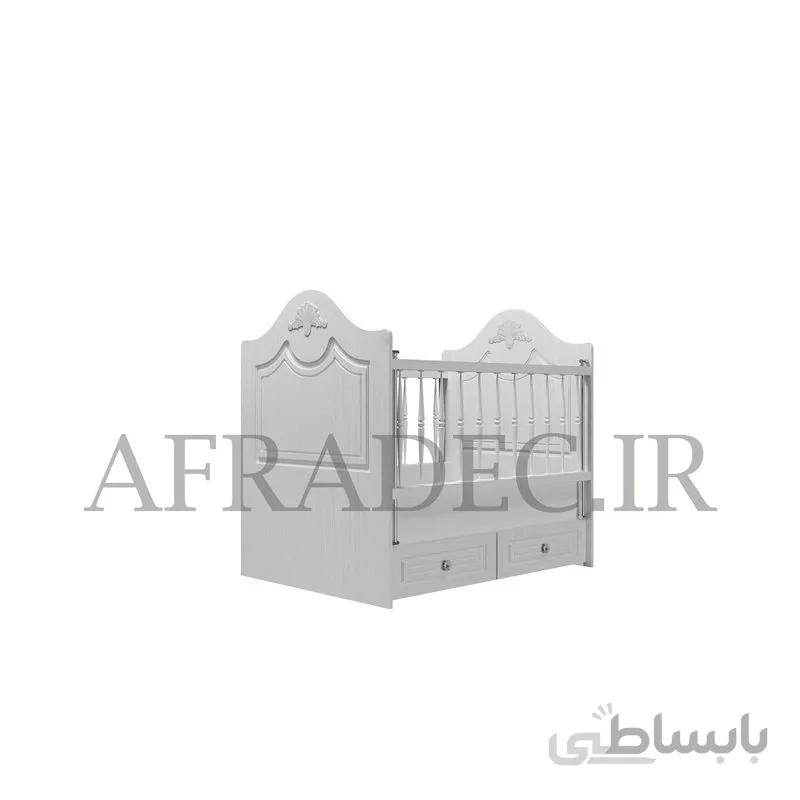 تخت خواب نوزاد مدل رز