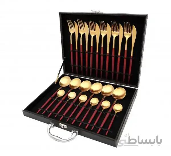 سرویس قاشق و چنگال ۶نفره ۲۴ پارچه مدل رویال