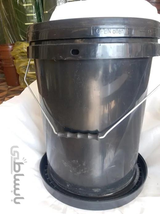 سطل 20 مشکی طرح 1