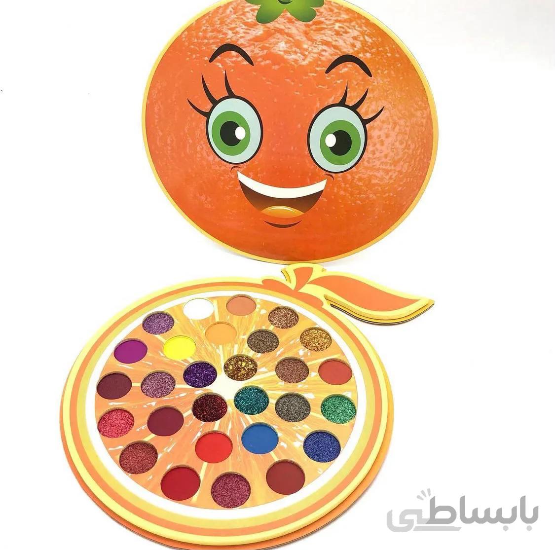 پالت سایه فانتزی پرتقال orange ا Fancy orange shade palette