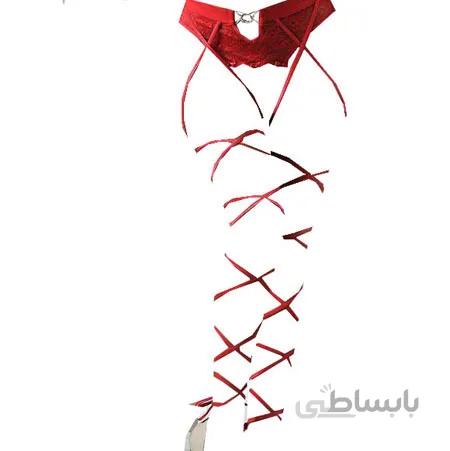 شورت فاق باز زنانه بند دار