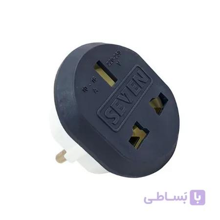 مبدل برق 3 شاخه به 2 شاخه Seven