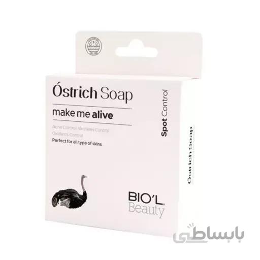 صابون آرایش پاکن گلیسرینه روغن شتر مرغ (BIOL)
