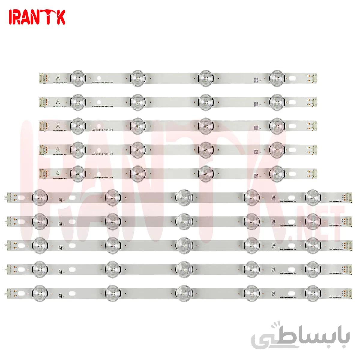 بک لایت ال جی 47LY340H متریال الومینیوم با چسب سیلیکونی آبی