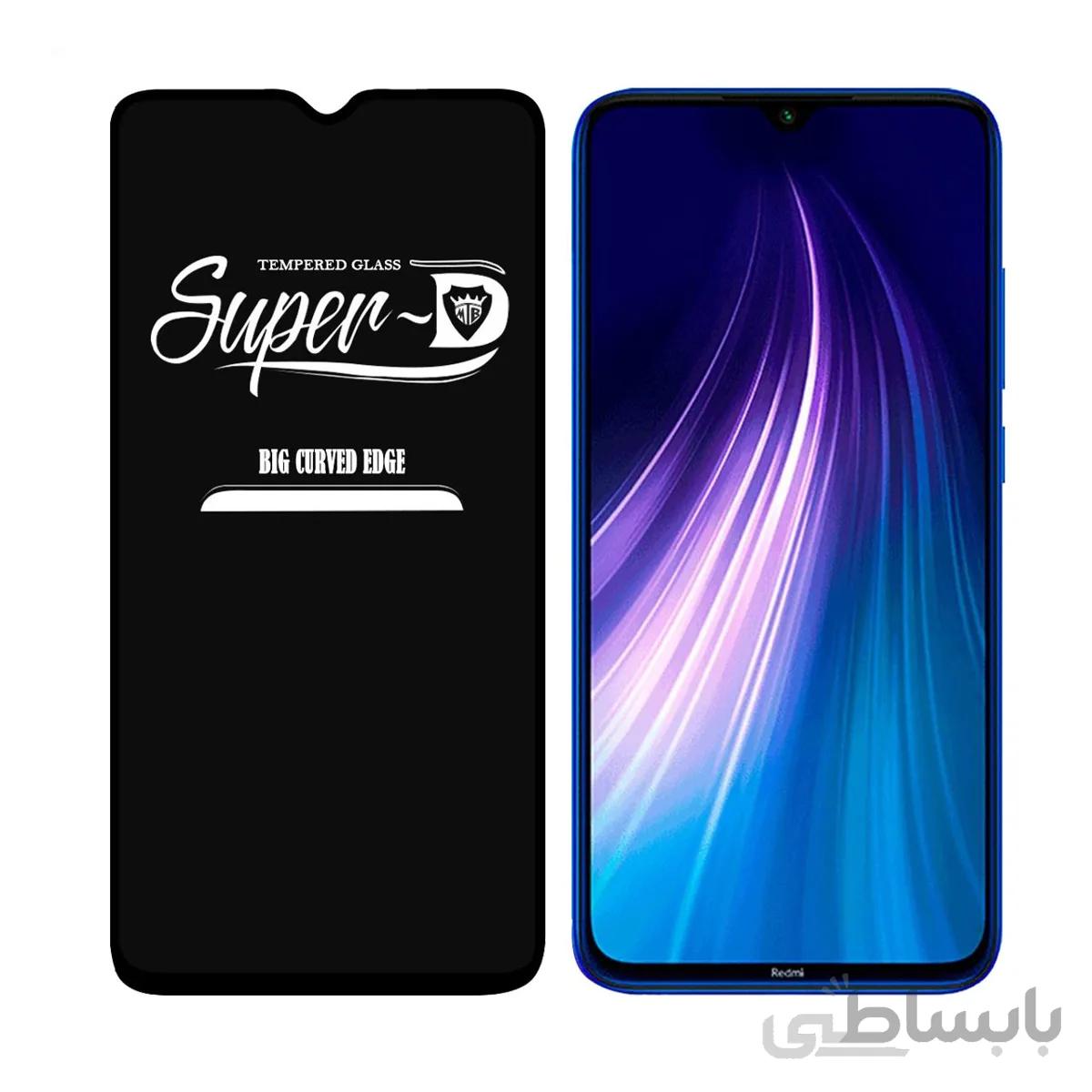 گلس محافظ صفحه نمایش فول Super D شیائومی مدل Note 8 Pro ا Super D Full Glass Screen Protector For Xiaomi Note 8 Pro