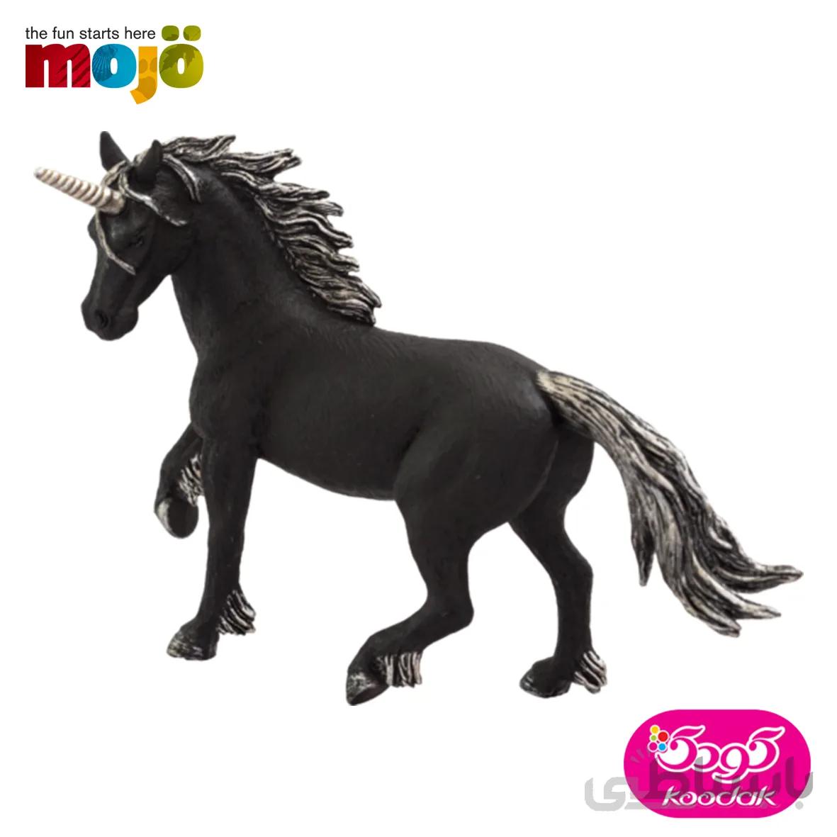 اسب تک شاخ سیاه 387254 – حیوانات موجو