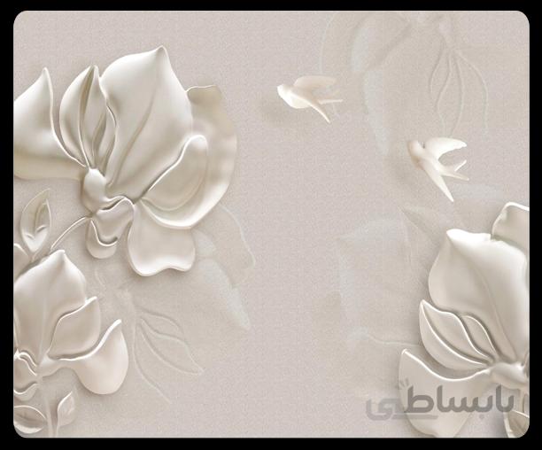 پوستر گل سه بعدی 047