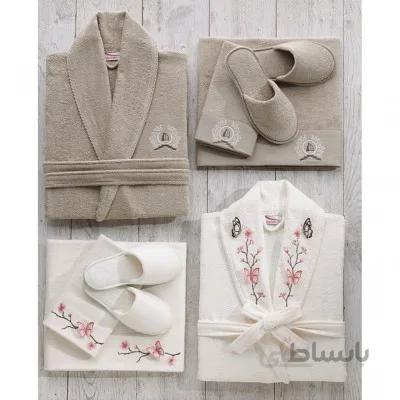 سرویس حوله پالتویی ۸ تکه دانتلا ویتا کد ۸۷۷۷۴